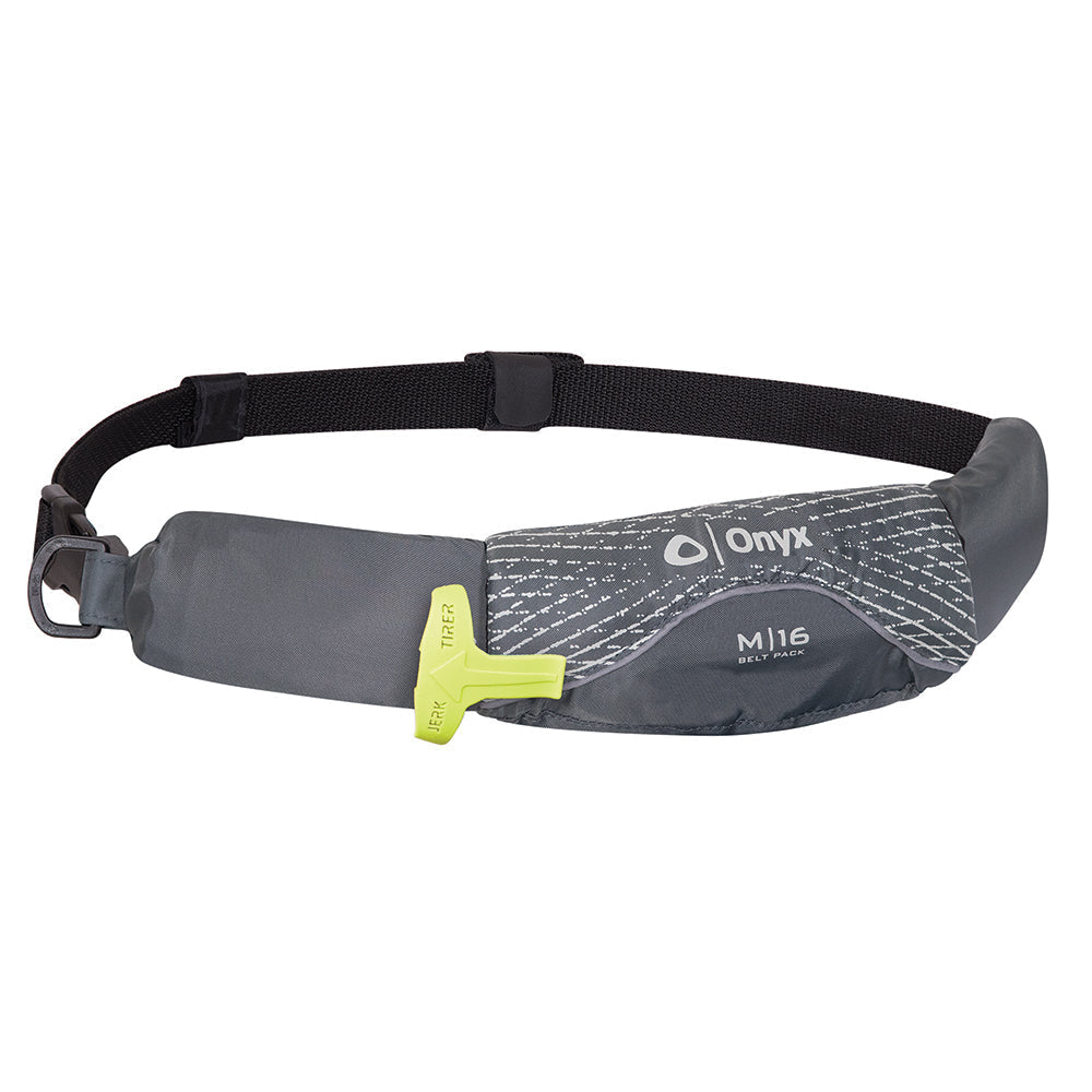 Onyx M-16 Manual Inflatable Belt Pack (PFD) - Grey OutdoorUp