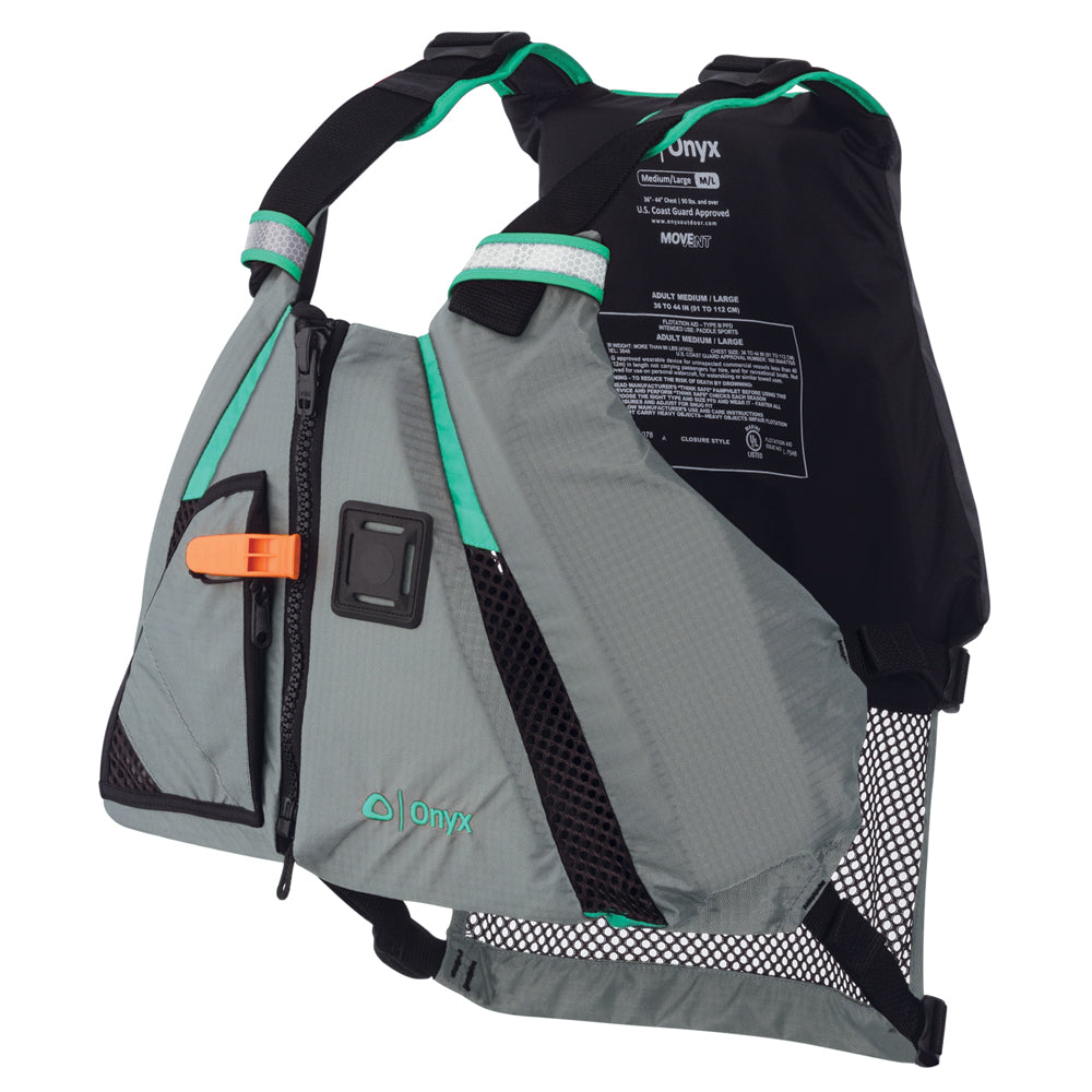 Onyx MoveVent Dynamic Paddle Sports Life Vest - XL/2XL - Aqua OutdoorUp