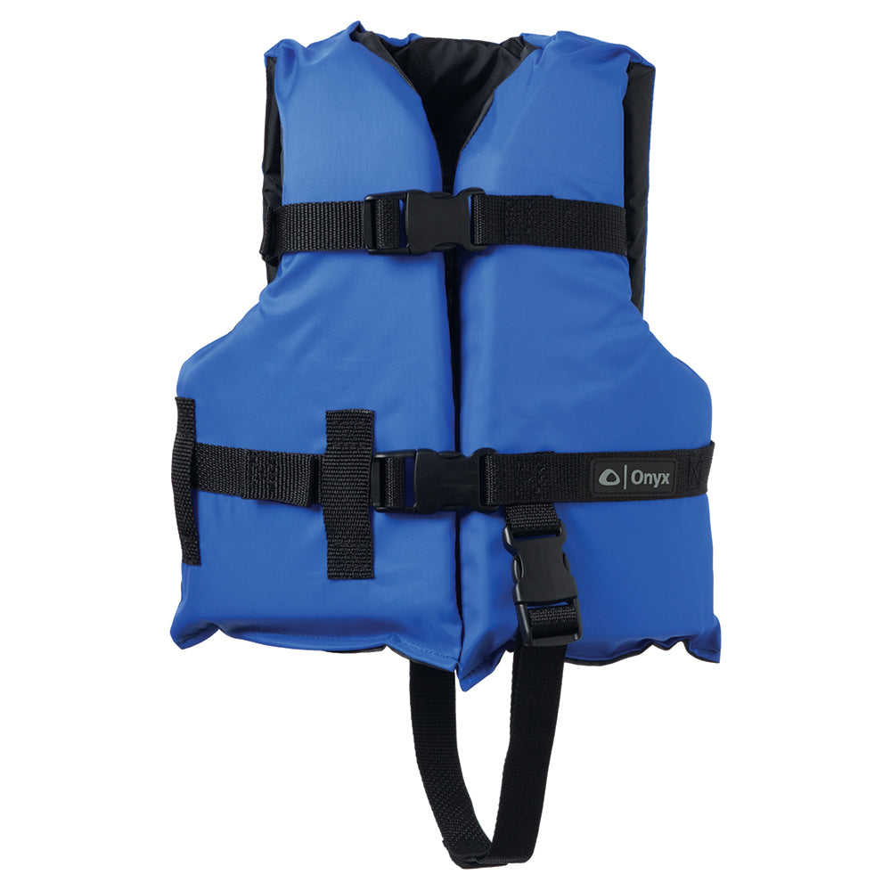 Onyx Nylon General Purpose Life Jacket - Child 30-50lbs - Blue OutdoorUp