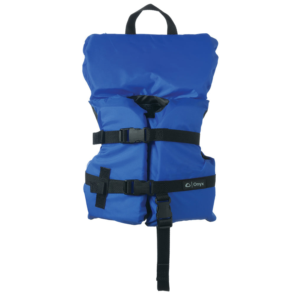 Onyx Nylon General Purpose Life Jacket - Infant/Child Under 50lbs - Blue OutdoorUp