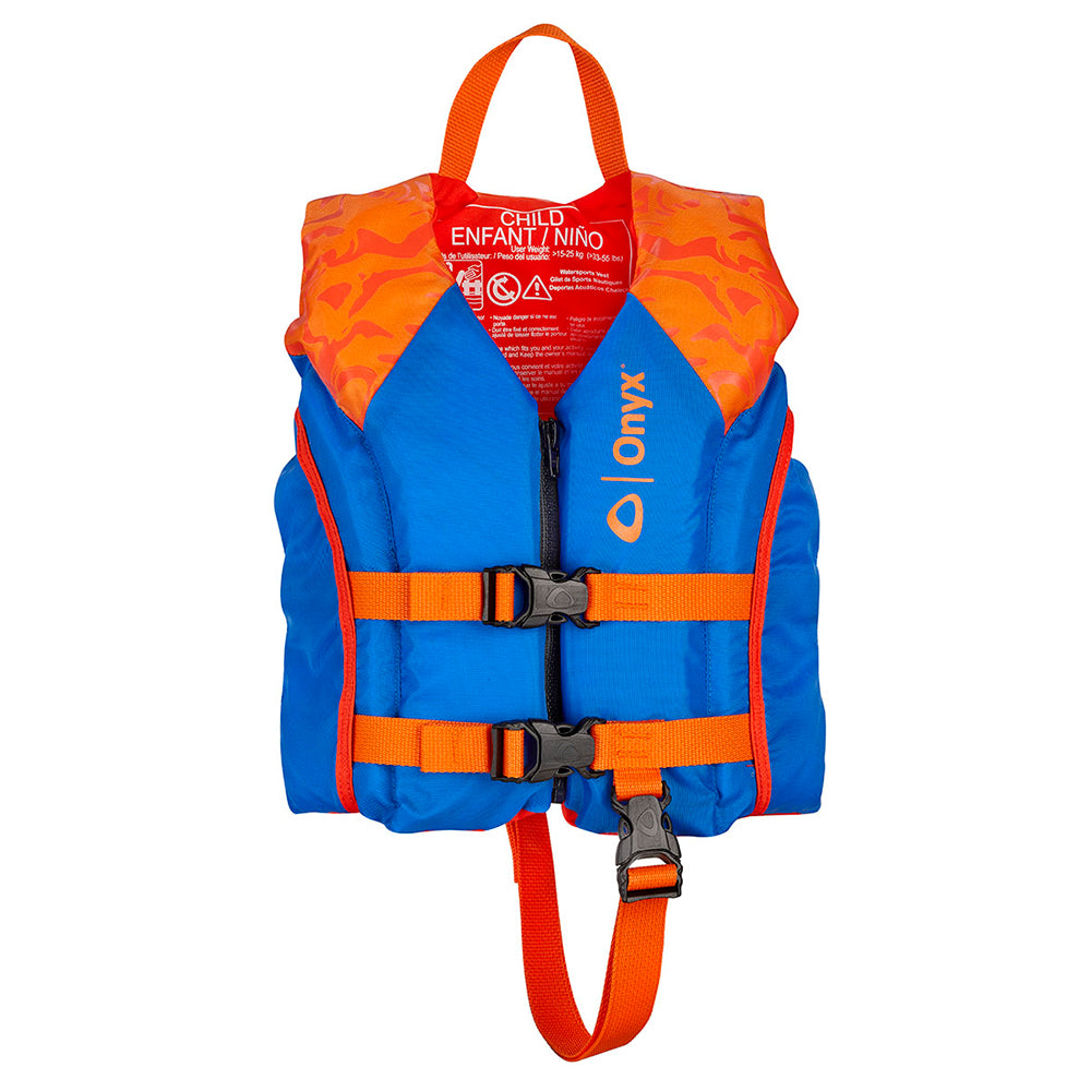 Onyx Shoal All Adventure Child Paddle  Water Sports Life Jacket - Orange OutdoorUp