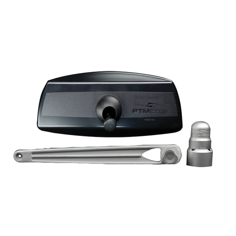PTM Edge UCX-17 PRO Pontoon Mirror/Bracket Kit - Silver OutdoorUp