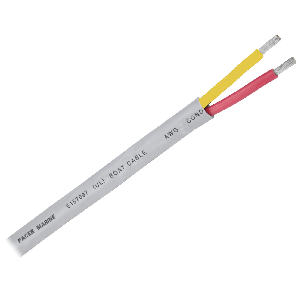 Pacer 14/2 AWG Round Safety Duplex Cable - Red/Yellow - 100 OutdoorUp