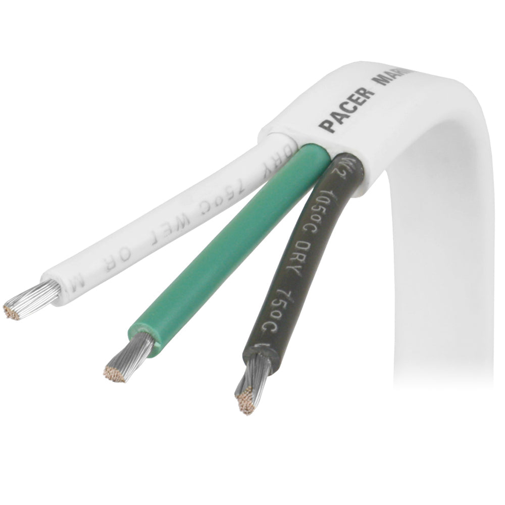 Pacer 8/3 AWG Triplex Cable - Black/Green/White - 50 OutdoorUp