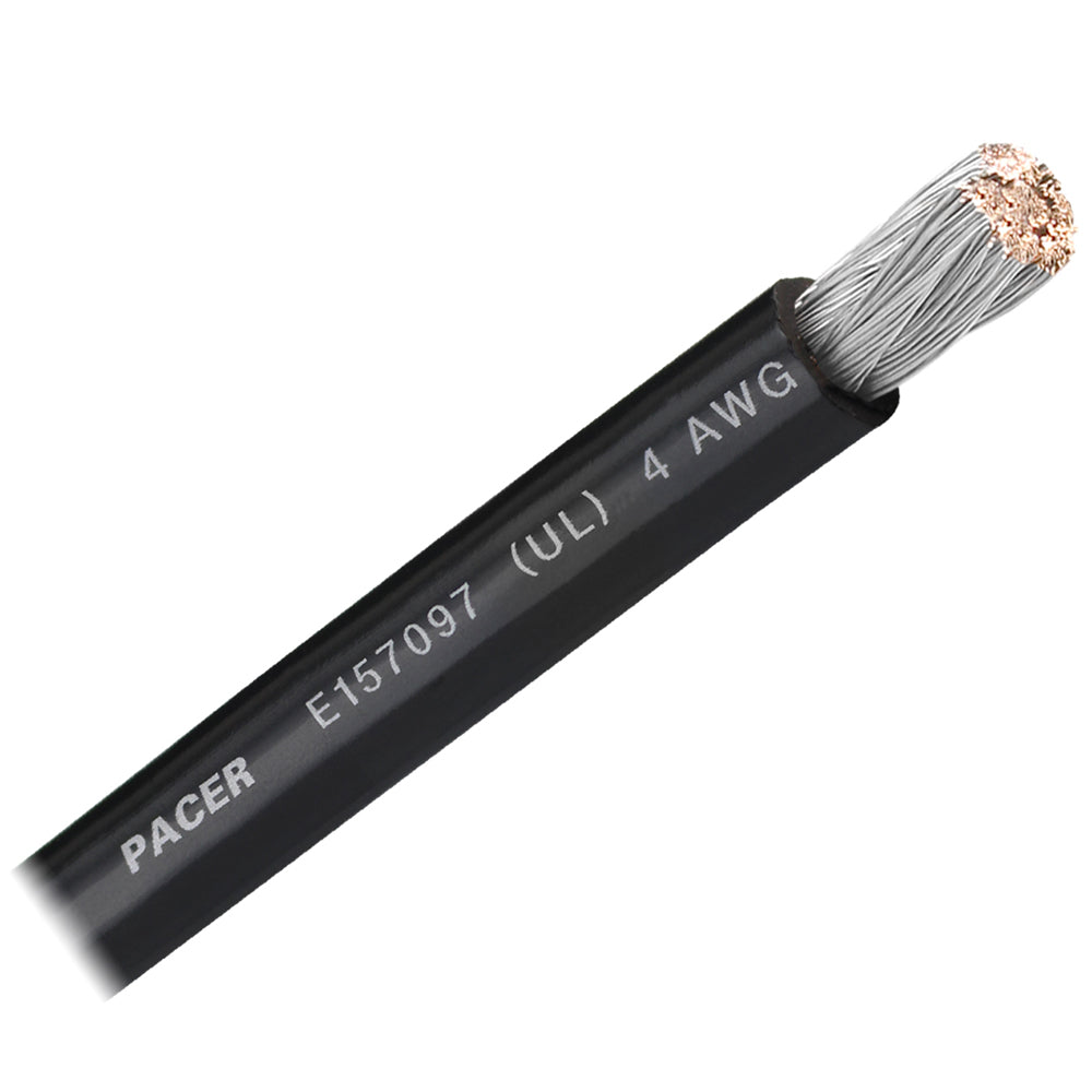 Pacer Black 4 AWG Battery Cable - Sold By The Foot OutdoorUp