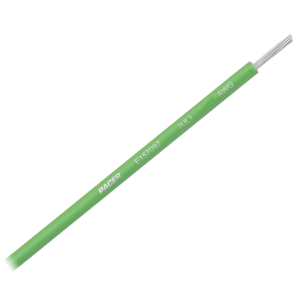 Pacer Light Green 14 AWG Primary Wire - 25 OutdoorUp