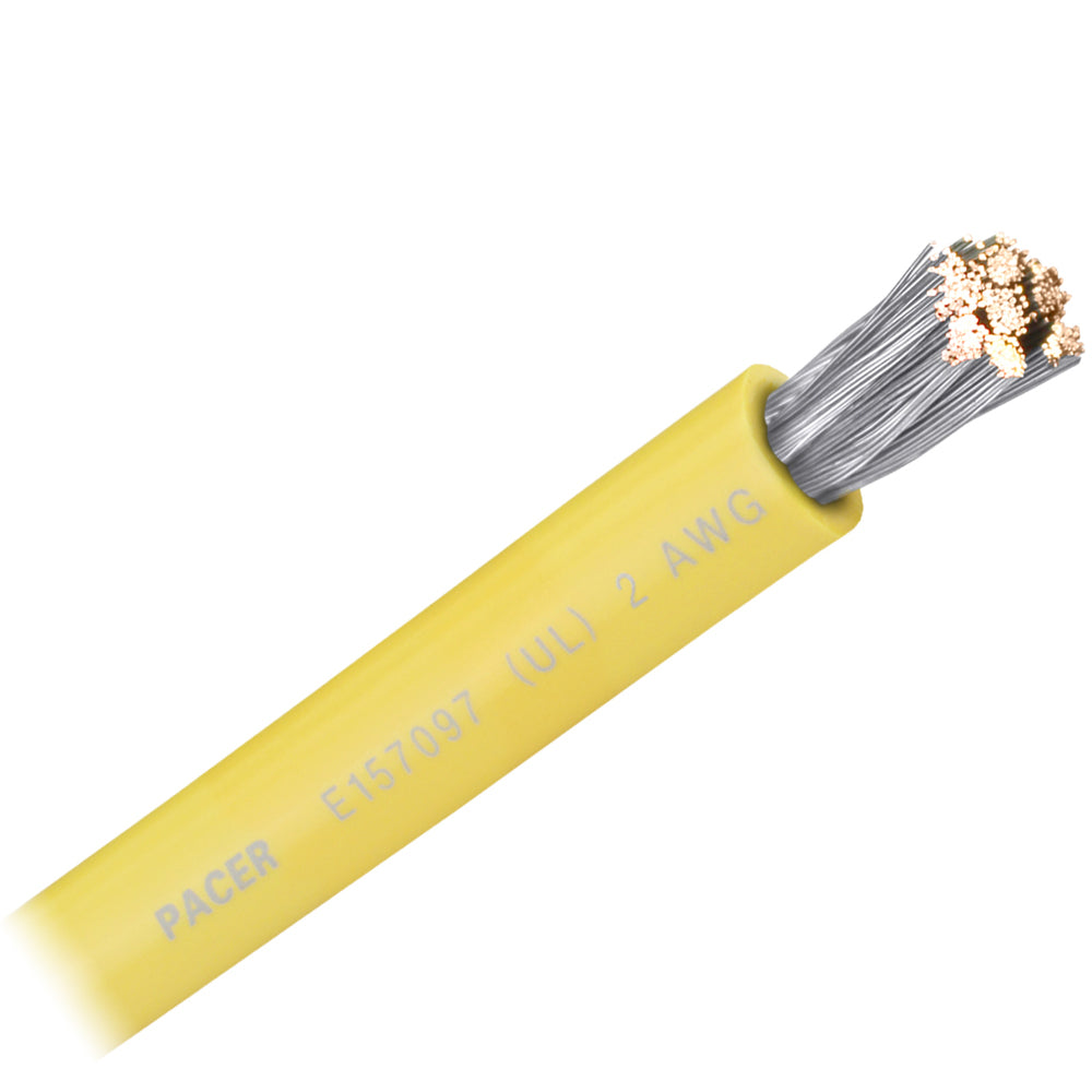 Pacer Yellow 2 AWG Battery Cable - Sold By The Foot OutdoorUp