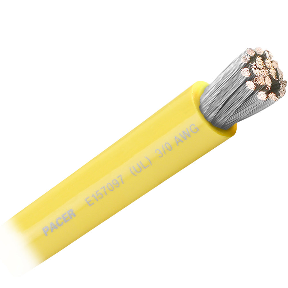 Pacer Yellow 3/0 AWG Battery Cable - Sold By The Foot OutdoorUp