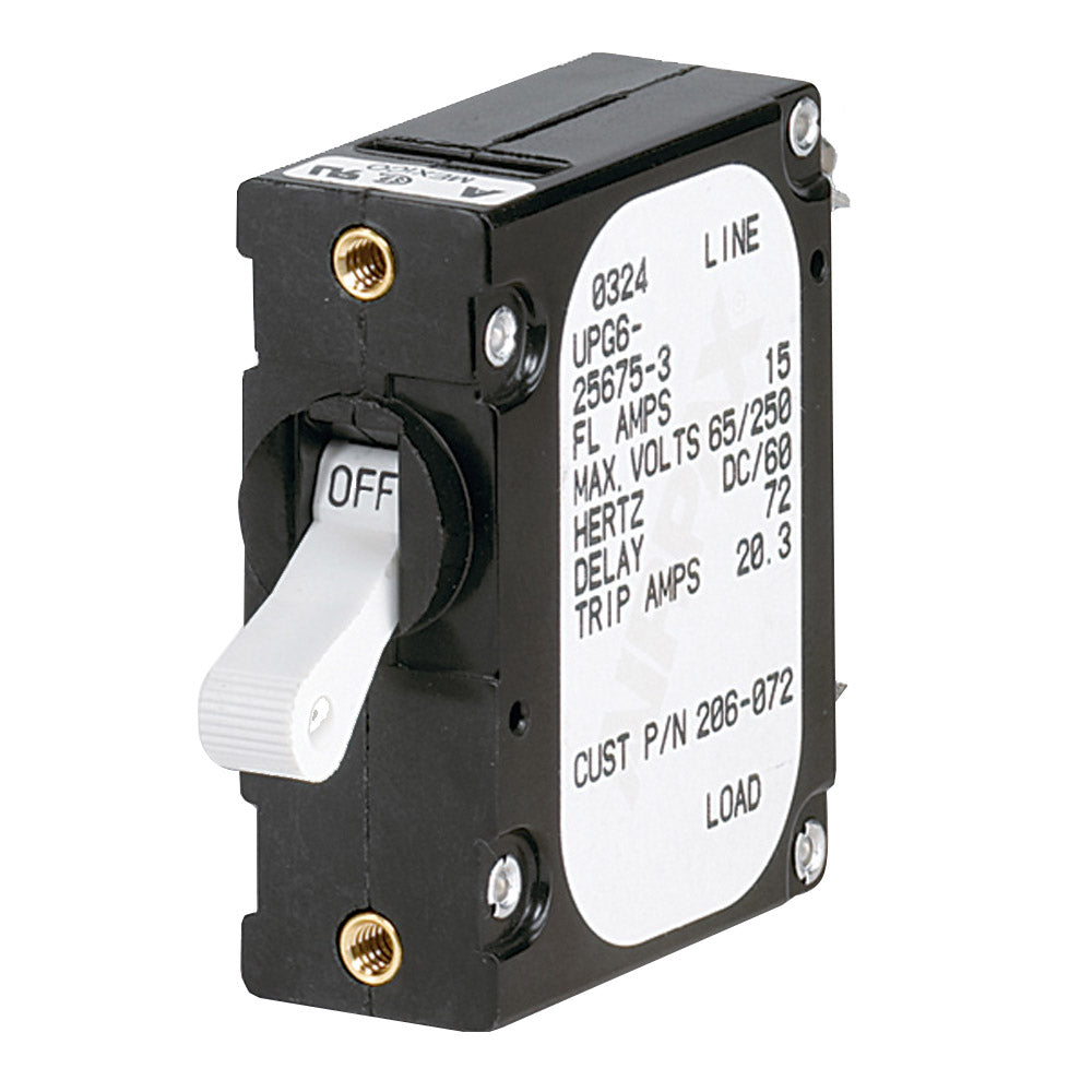 Paneltronics 'A' Frame Magnetic Circuit Breaker - 20 Amps - Single Pole OutdoorUp