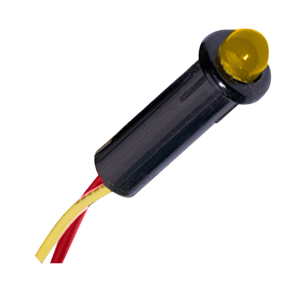 Paneltronics LED Indicator Light - Amber - 120 VAC - 1/4" OutdoorUp