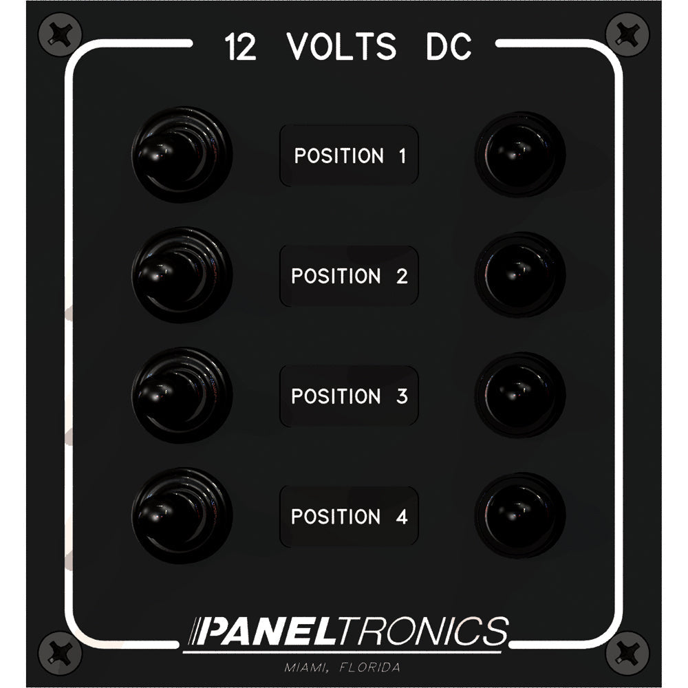 Paneltronics Waterproof Panel - DC 4-Position Toggle Switch & Circuit Breaker OutdoorUp