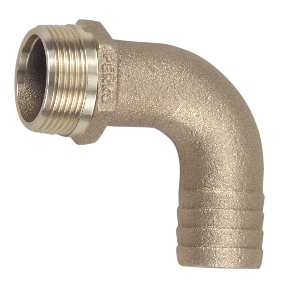 Perko 1-1/2" Pipe to Hose Adapter 90 Degree Bronze MADE IN THE USA OutdoorUp