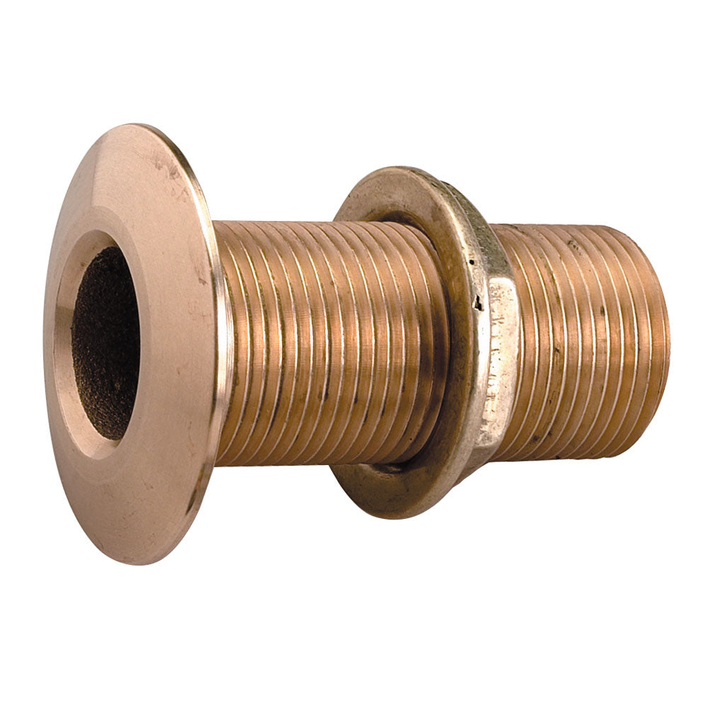 Perko 1-1/4" Thru-Hull Fitting w/Pipe Thread Bronze MADE IN THE USA OutdoorUp