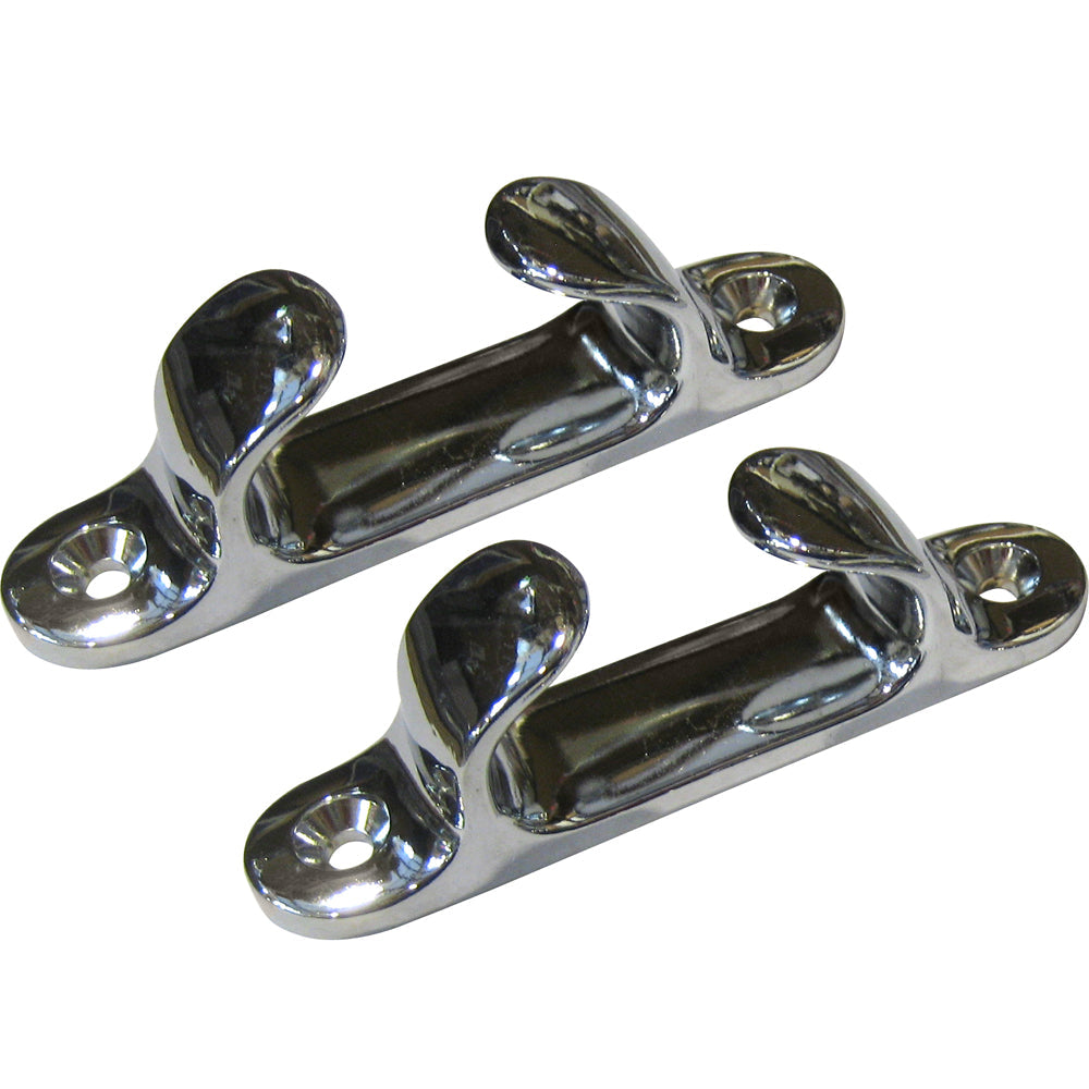 Perko 4" Straight Chock - Chrome Plated Zinc OutdoorUp