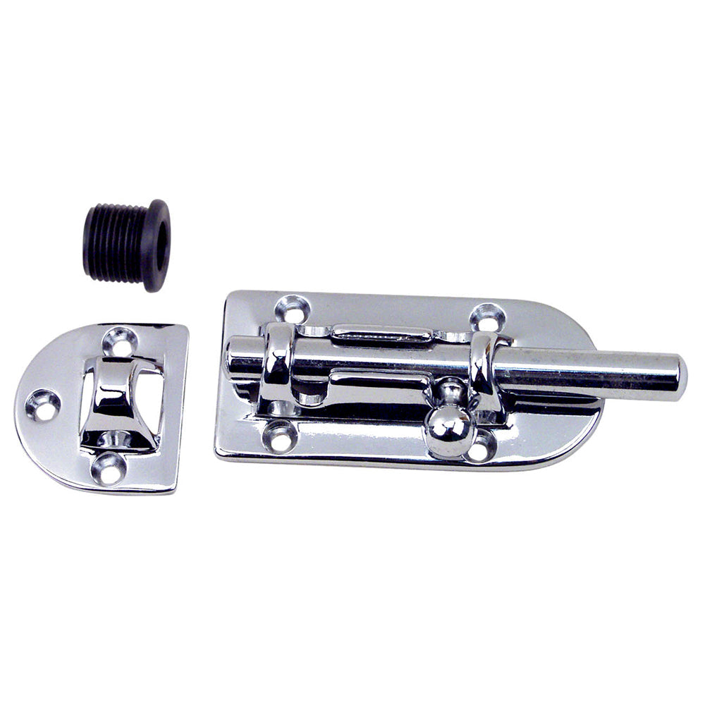 Perko Chrome Barrel Bolt - 4" OutdoorUp