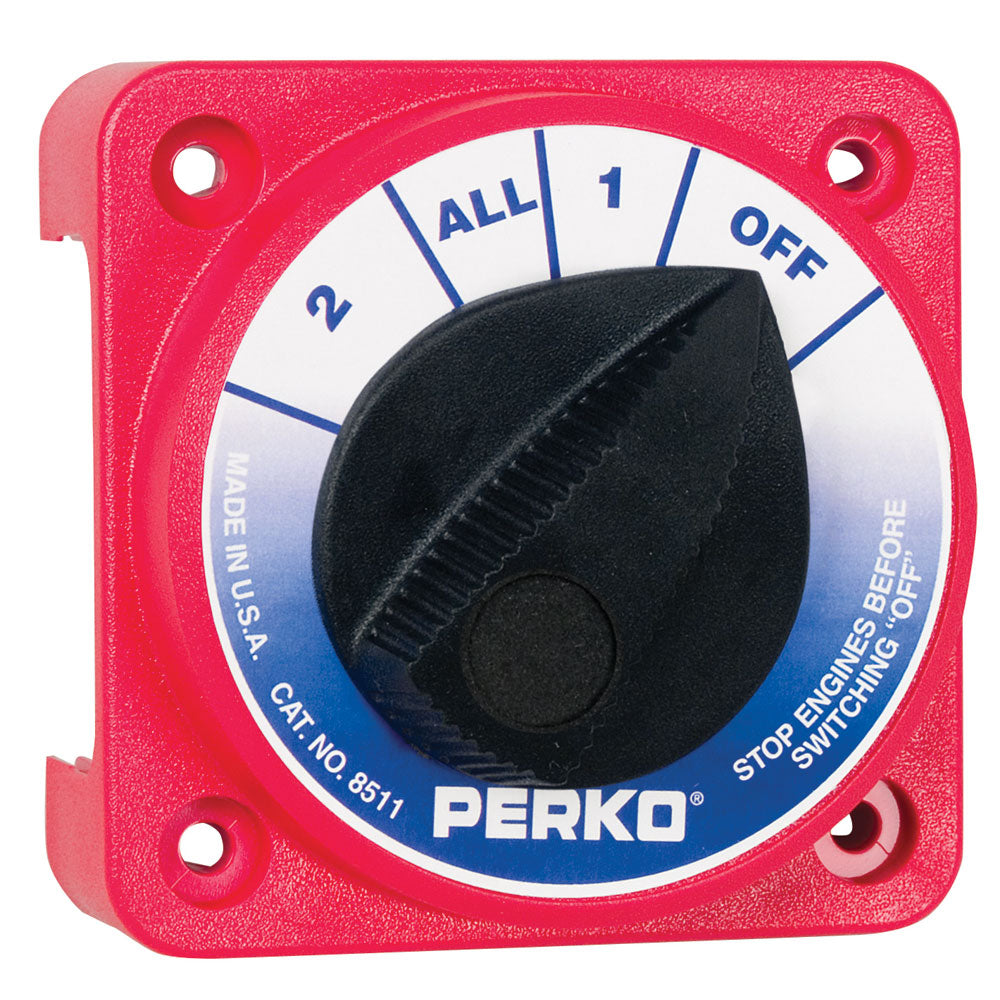 Perko Compact Medium Duty Battery Selector Switch w/o Key Lock OutdoorUp