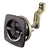 Perko Flush Latch - Non-Locking - 2.5" x 2.5" w/Offset Cam Bar  Flexible Polymer Strike OutdoorUp