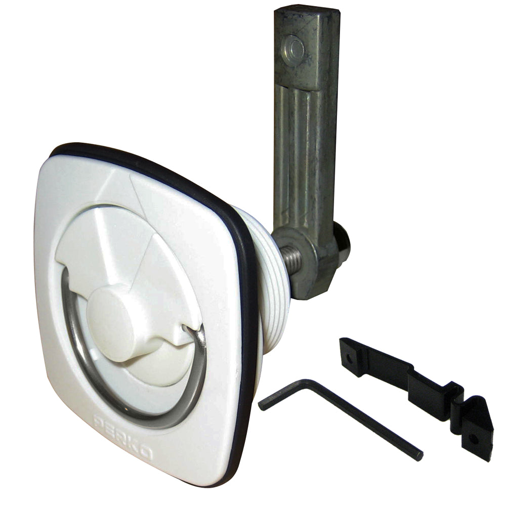 Perko Flush Latch - White OutdoorUp