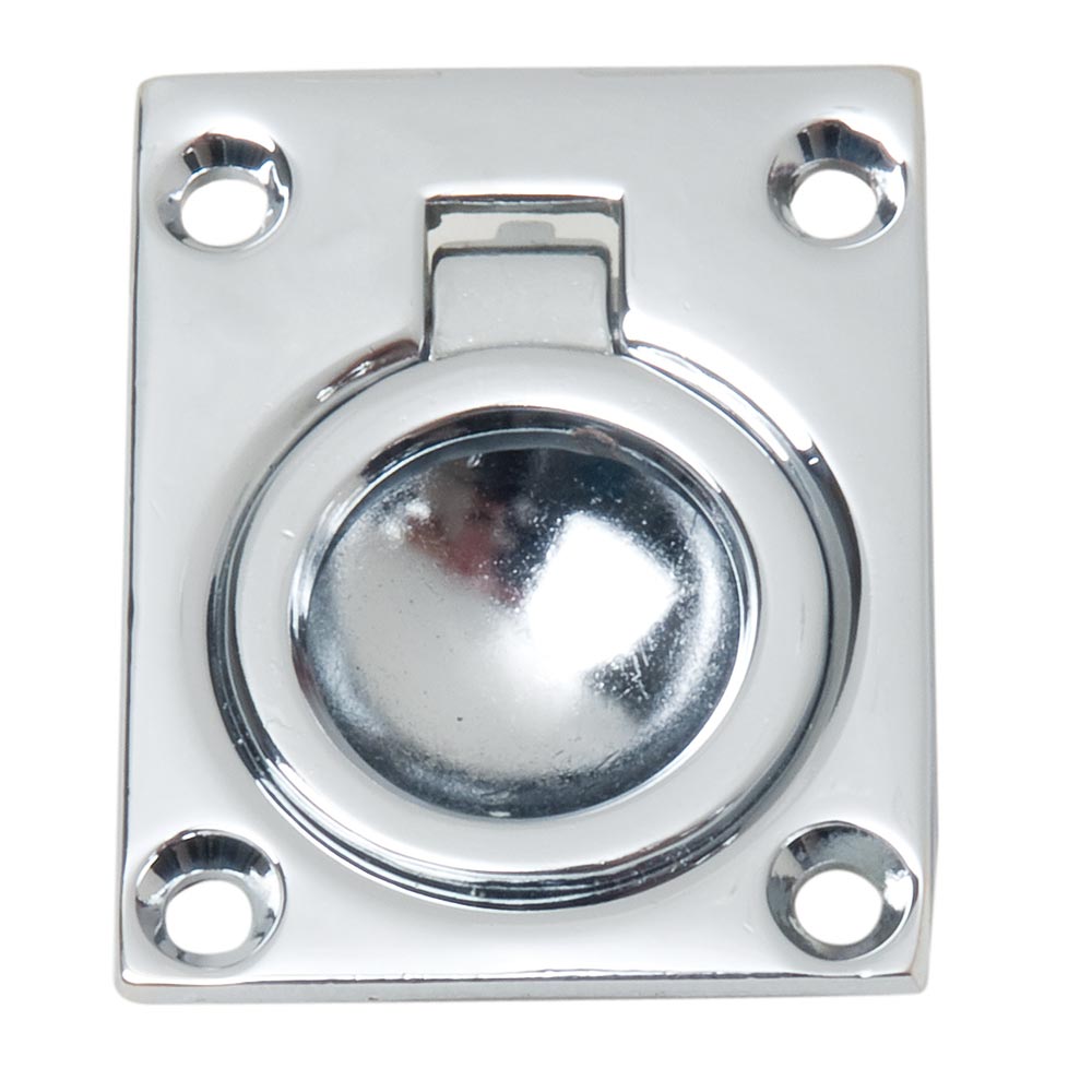 Perko Flush Ring Pull - Chrome Plated Zinc OutdoorUp