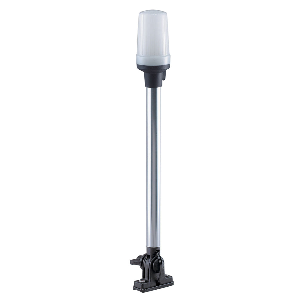 Perko Fold Down All-Round Pole Light - Vertical Mount - White OutdoorUp