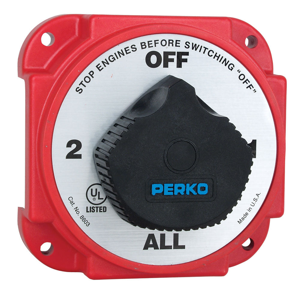 Perko Heavy Duty Battery Selector Switch w/Alternator Field Disconnect OutdoorUp