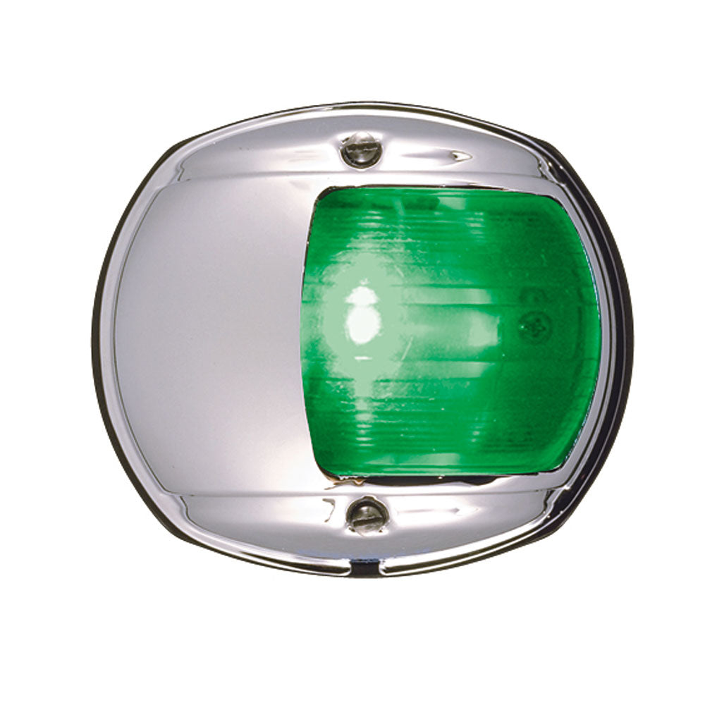 Perko LED Side Light - Green - 12V - Chrome Plated Housing OutdoorUp