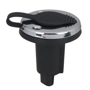 Perko Spare Round Plug-In Base - 3-Pin - Chrome/Black OutdoorUp