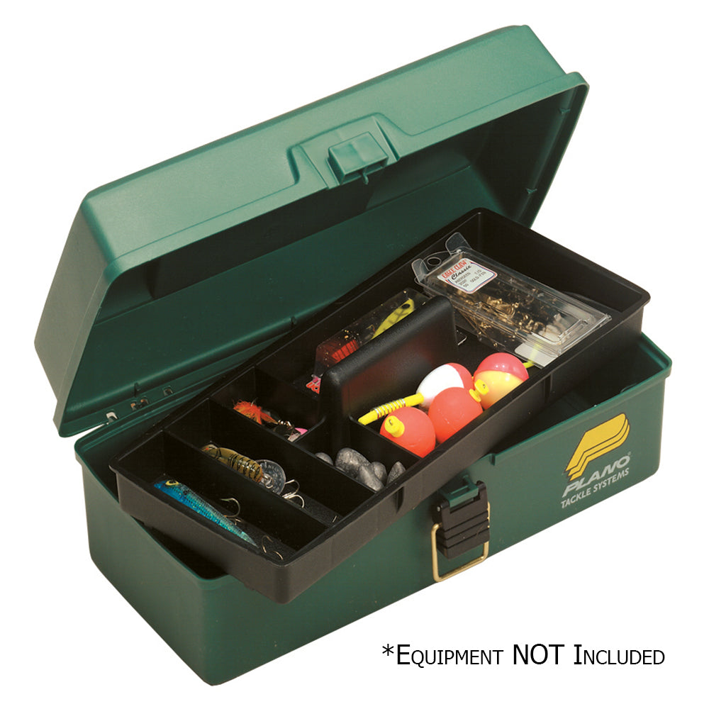 Plano One-Tray Tackle Box - Green OutdoorUp