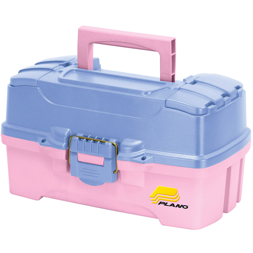 Plano Two-Tray Tackle Box w/Duel Top Access - Periwinkle/Pink OutdoorUp