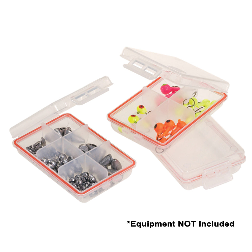 Plano Waterproof Terminal 3-Pack Tackle Boxes - Clear OutdoorUp