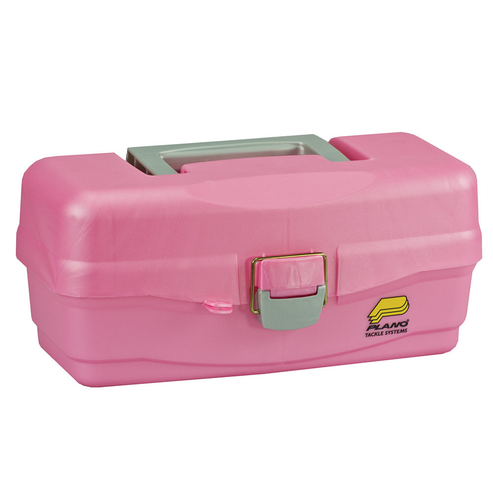 Plano Youth Tackle Box w/Lift Out Tray - Pink OutdoorUp