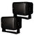 Poly-Planar Box Speakers - Pair - Black OutdoorUp