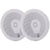 Poly-Planar MA-8505B 5" 200 Watt Titanium Series Speakers - White OutdoorUp