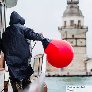 Polyform A-0 Buoy 8" Diameter - Red OutdoorUp