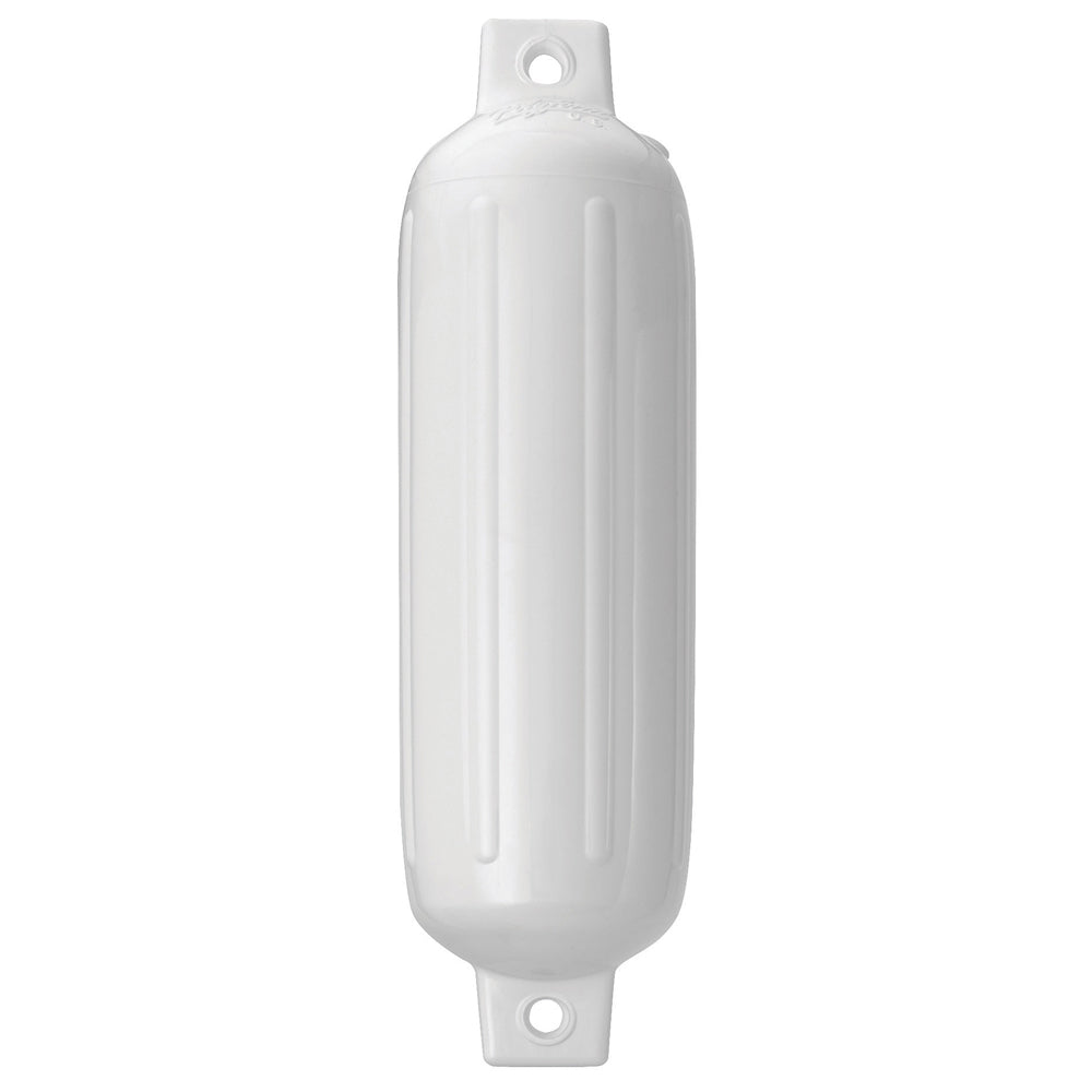 Polyform G-1 Twin Eye Fender 3.5" x 12.8" - White OutdoorUp