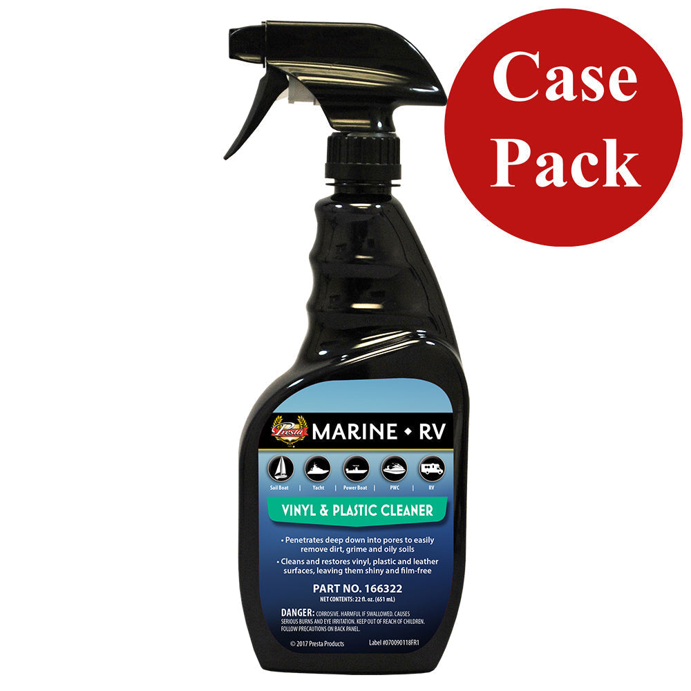 Presta Marine Vinyl  Plastic Cleaner - 22oz - *Case of 12* OutdoorUp