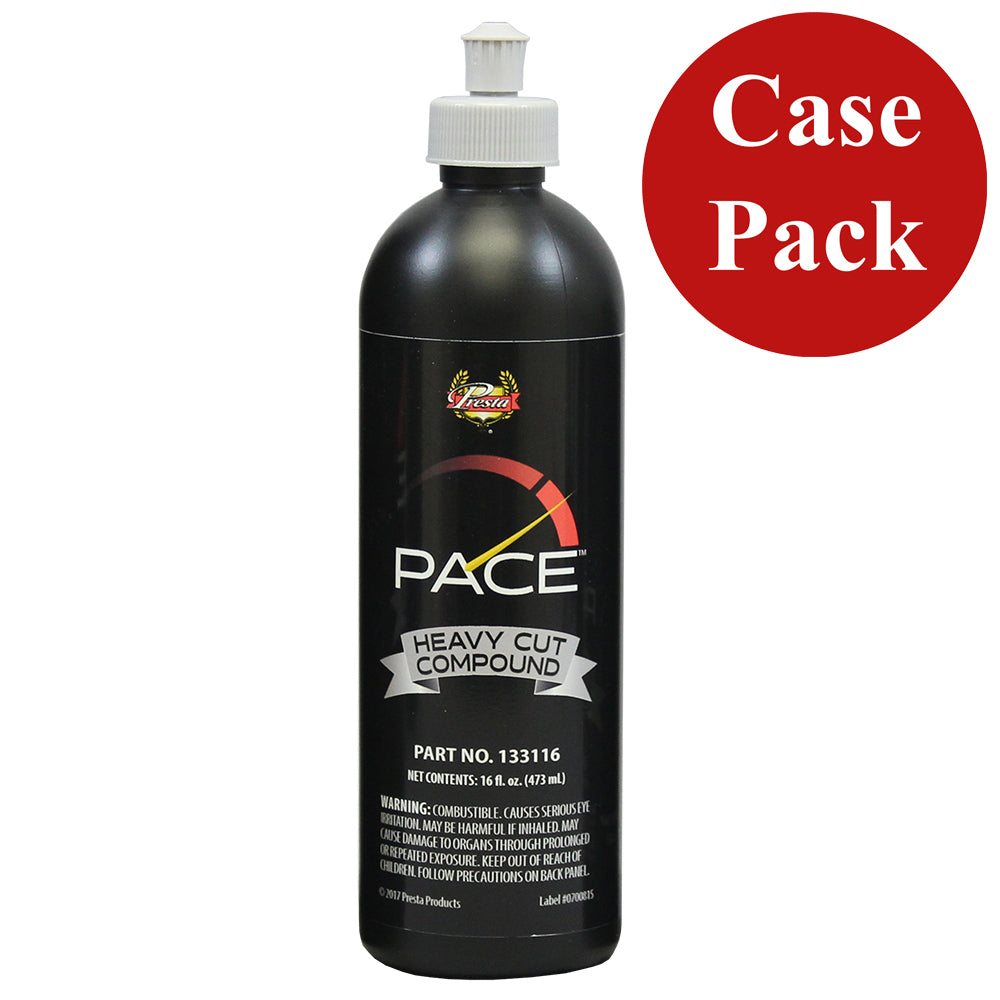 Presta PACE Heavy Cut Compound - 16oz - *Case of 6* OutdoorUp