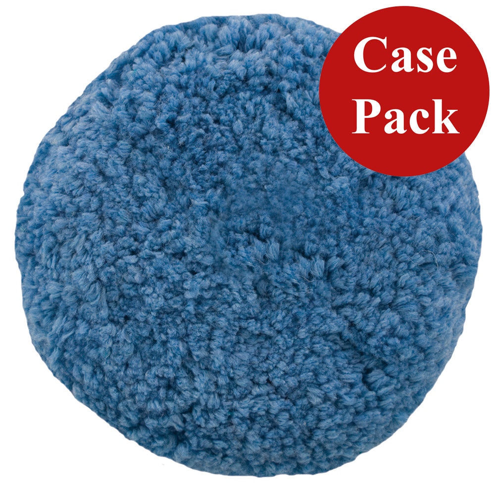 Presta Rotary Blended Wool Buffing Pad - Blue Soft Polish - *Case of 12* OutdoorUp