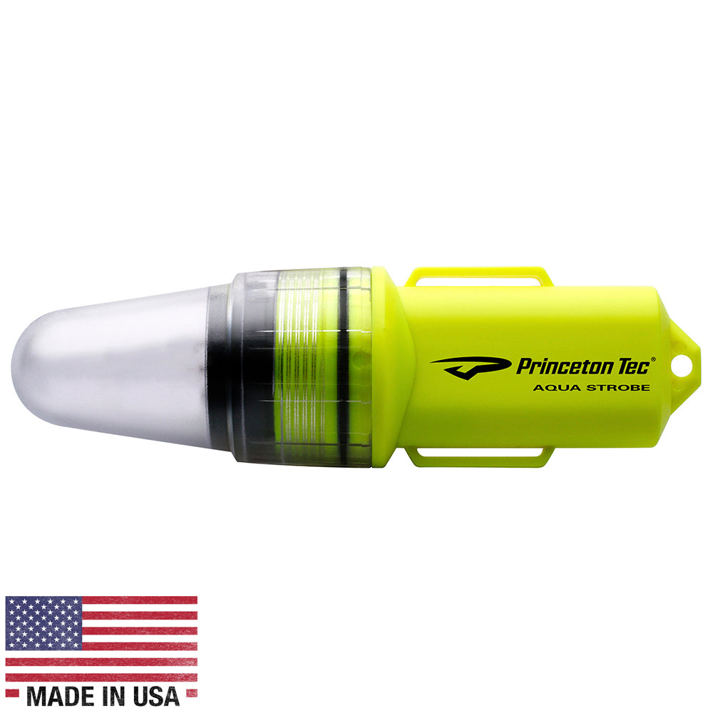 Princeton Tec Aqua Strobe LED - Neon Yellow OutdoorUp
