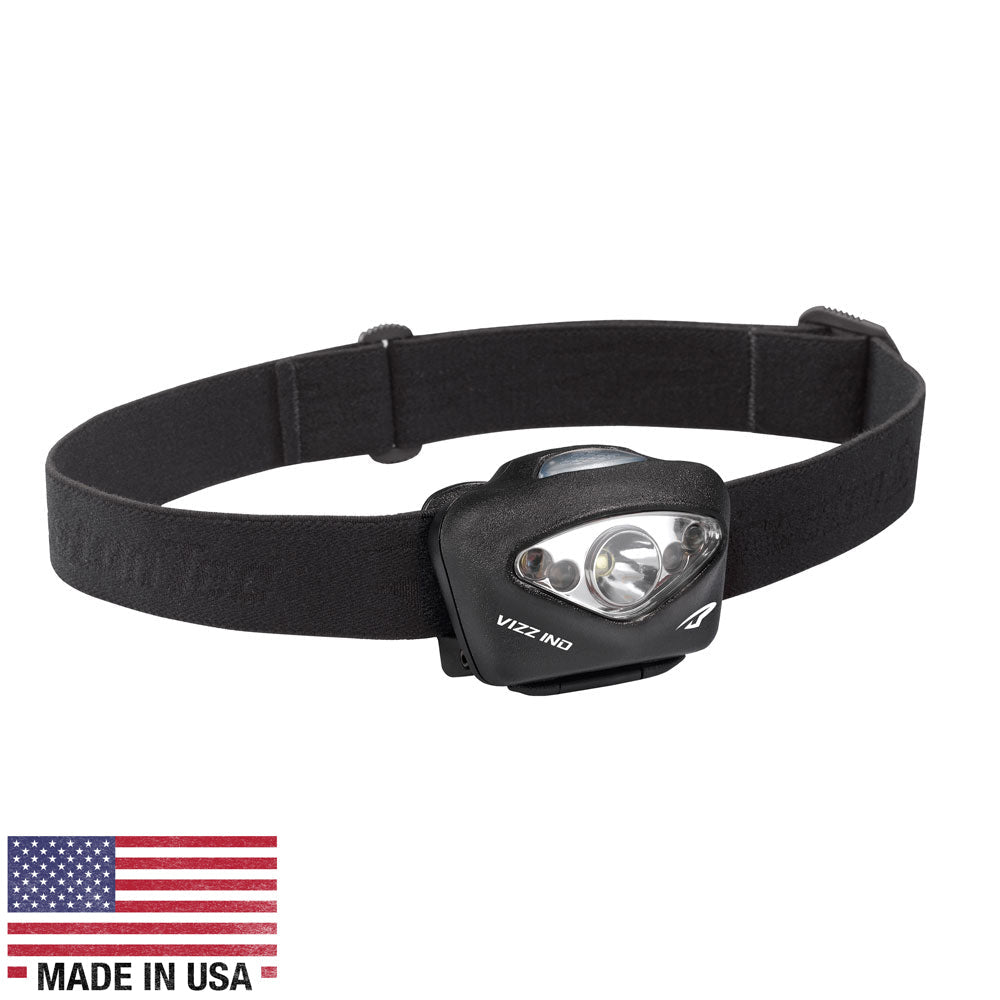 Princeton Tec VIZZ Industrial LED Headlamp - Black OutdoorUp
