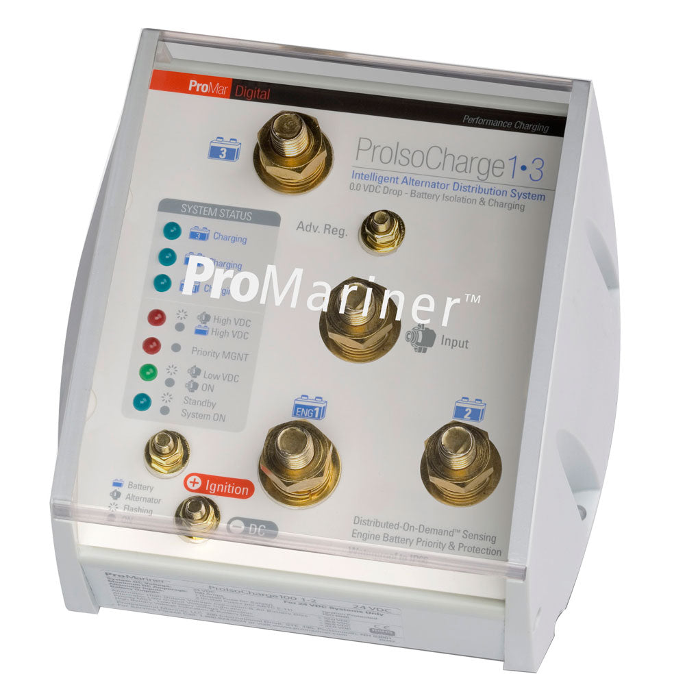 ProMariner ProIsoCharge Battery Isolator 120Amp 1-Alt 3-Bat - 12V OutdoorUp
