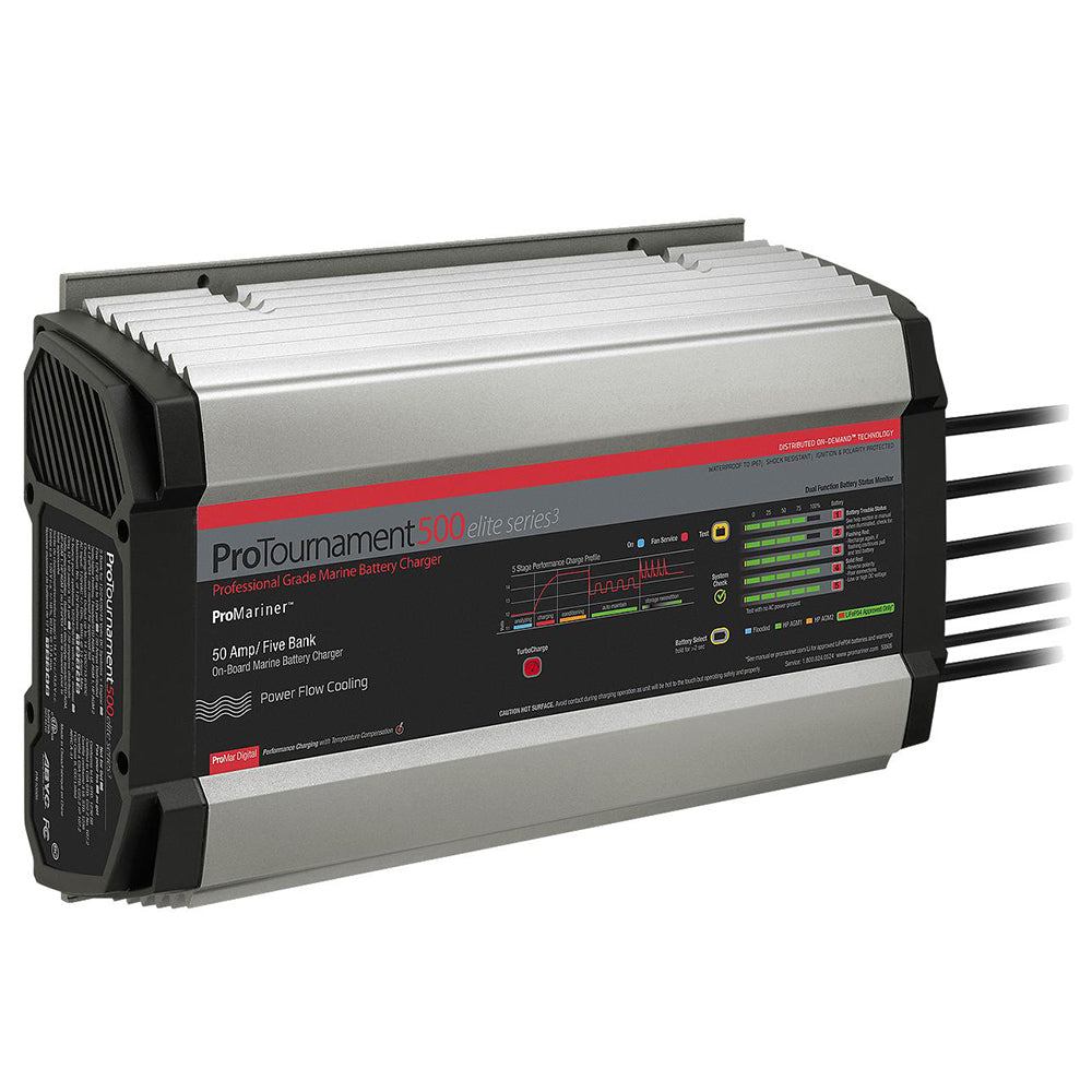 ProMariner ProTournament 500 Elite Series3 5-Bank On-Board Marine Battery Charger OutdoorUp