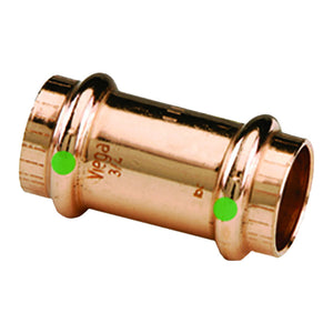 ProPress 1-1/2" Copper Coupling w/Stop - Double Press Connection - Smart Connect Technology OutdoorUp