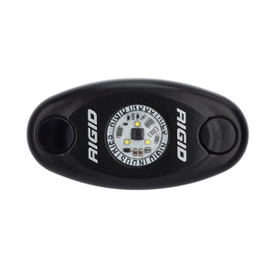 RIGID Industries A-Series Black High Power LED Light Single - Cool White OutdoorUp