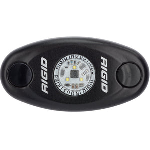 RIGID Industries A-Series Black Low Power LED Light - Single - Blue OutdoorUp