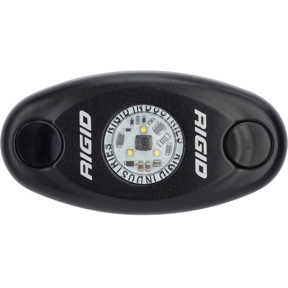 RIGID Industries A-Series Black Low Power LED Light - Single - Warm White OutdoorUp