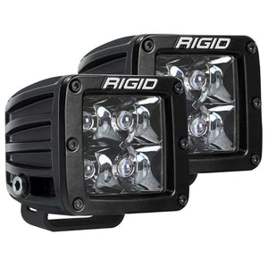 RIGID Industries D-Series Pro Dually Spot Surface Mount Pair - Midnight Edition OutdoorUp