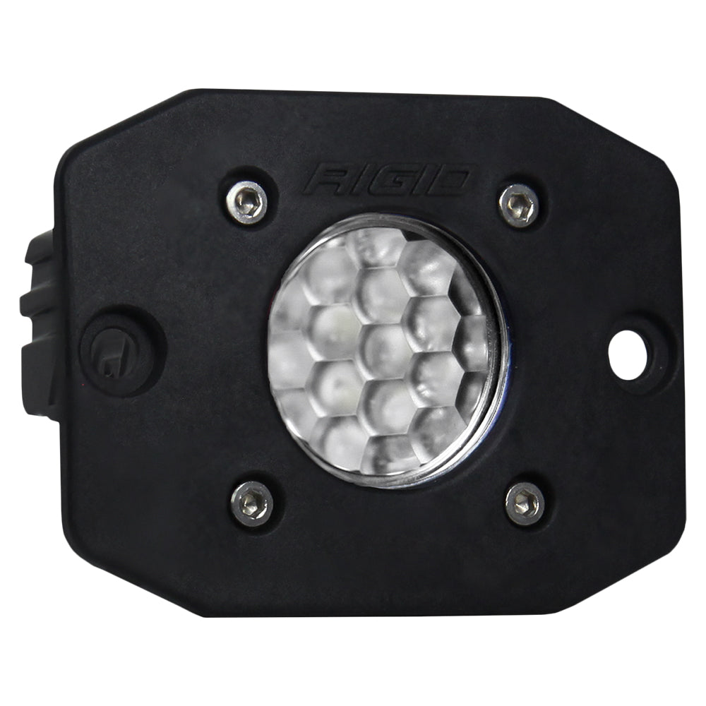 RIGID Industries Ignite Flush Mount Diffused - Single - Black OutdoorUp