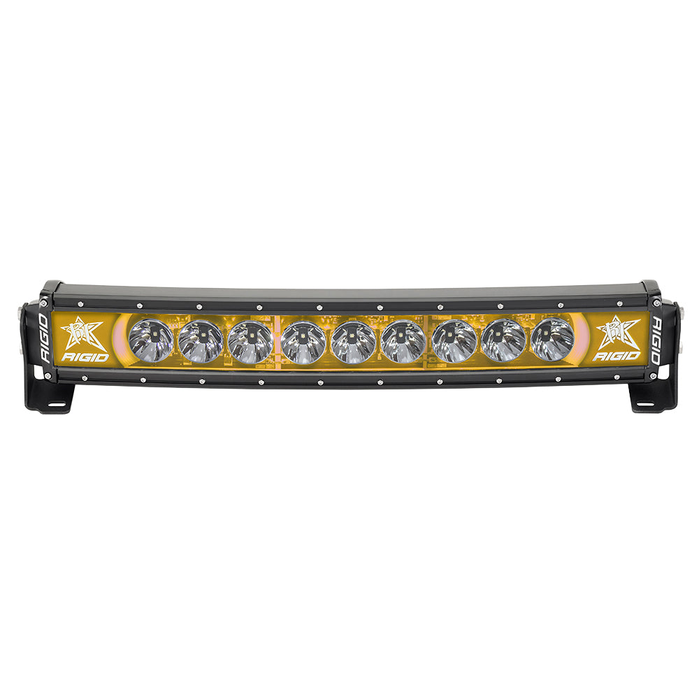 RIGID Industries Radiance+ 20" Curved Amber Backlight Black Housing OutdoorUp