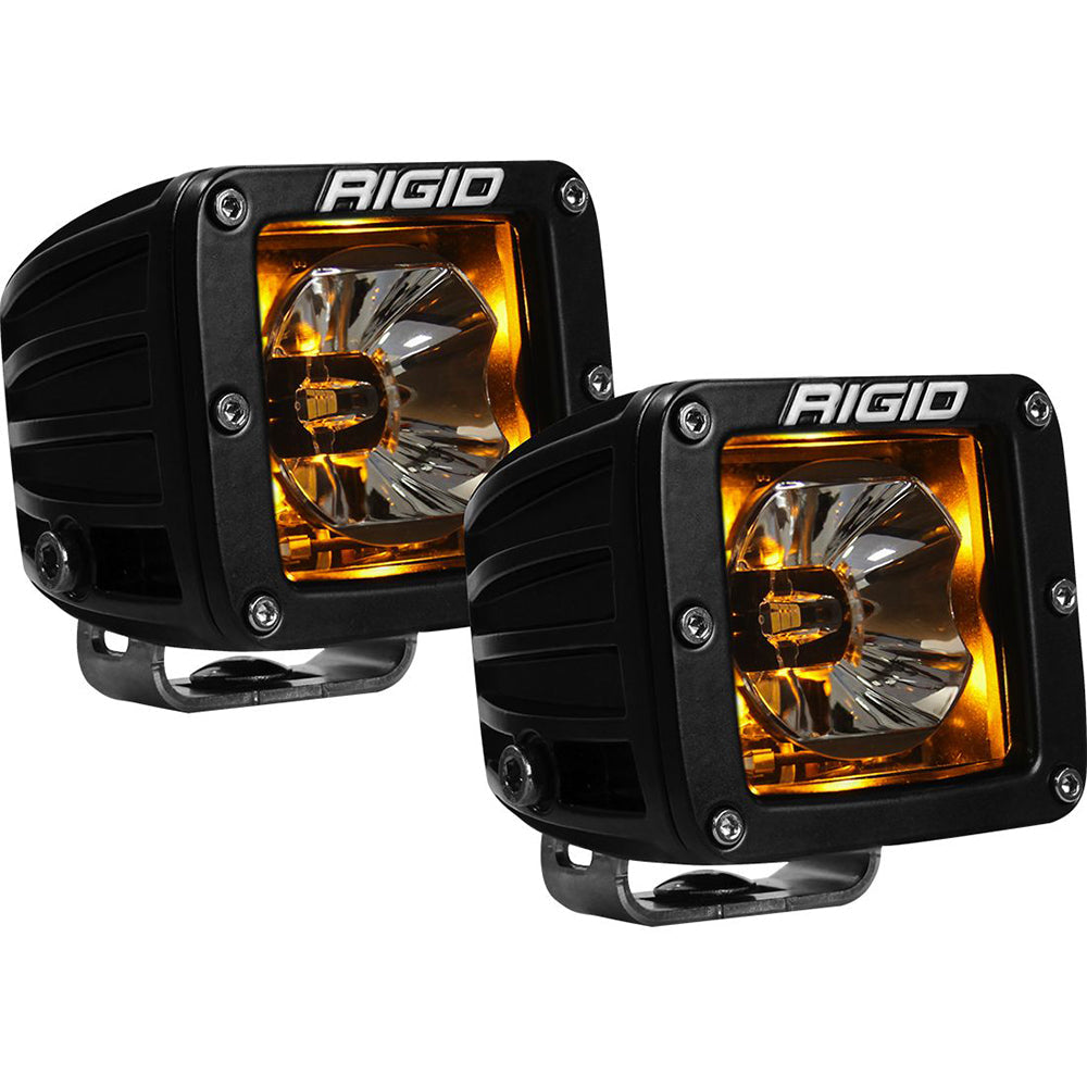 RIGID Industries Radiance Pod Amber Backlight Black Housing - Pair OutdoorUp